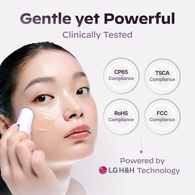 Superform Galvanic Booster Blush Pink, 1min booster for ageless skin, anti-aging and firming pocket booster, Korean skincare, Glow on the go, Serum booster device, Glass skin, Gift