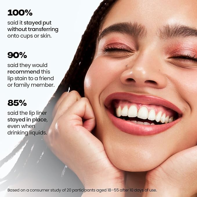 Sacheu Lip Liner STAY-N Peel Off Lip Stain — Long Lasting Waterproof Lip Tint with Hyaluronic Acid & Vitamin E — Transfer Proof Matte Finish, Vegan & Cruelty-Free (Core Bundle)