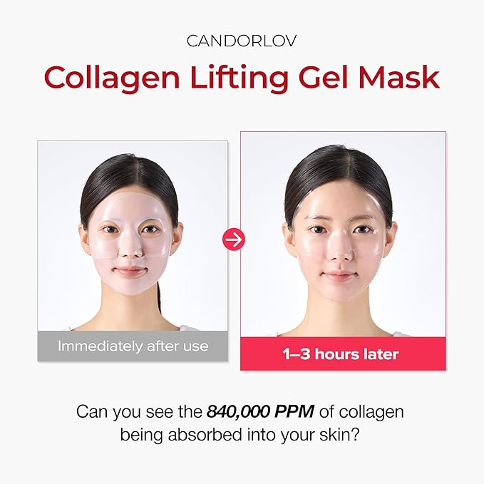 CDL Collagen Duo: Collagen Lifting Mask (10 Sheets) plus Collagen Boosting Cream - Korean Glass Skin Glow Set, Anti-Aging, Firming & Deep Hydrating with CollagenMode Phyto PDRN