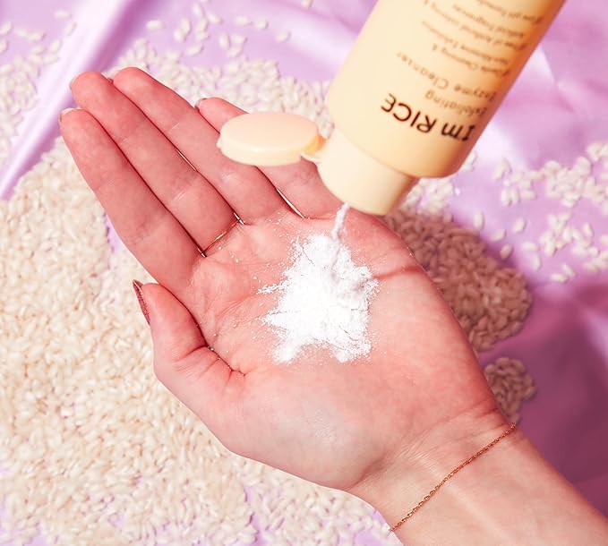 TONYMOLY I'm Rice Clarifying Skincare Set – 3-Step Face Care for Clear, Hydrated Skin – Includes Enzyme Powder Cleanser, Blemish Mask & Nourishing Sheet Masks – Gentle Exfoliation & Oil Control