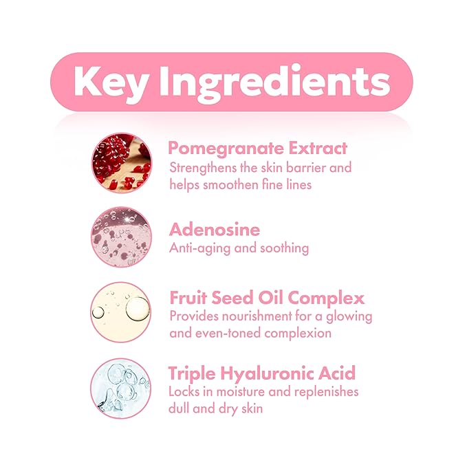 FRUDIA Pomegranate Nutri-Moisturizing Face Cream (0.35 oz) - Anti-Aging and Firming Korean Face Moisturizer w/63% Pomegranate Extract, BL-FILL UP & Vegan Collagen | Vegan & Cooling