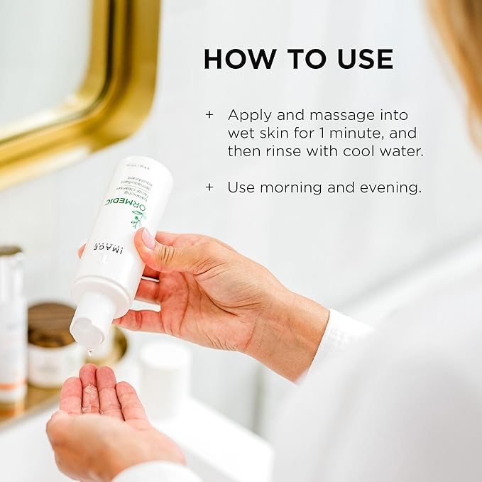 IMAGE Skincare, ORMEDIC pH Balancing Facial Cleanser, Hydrating and Mild Foaming Face Wash with Aloe Vera, 6 fl oz