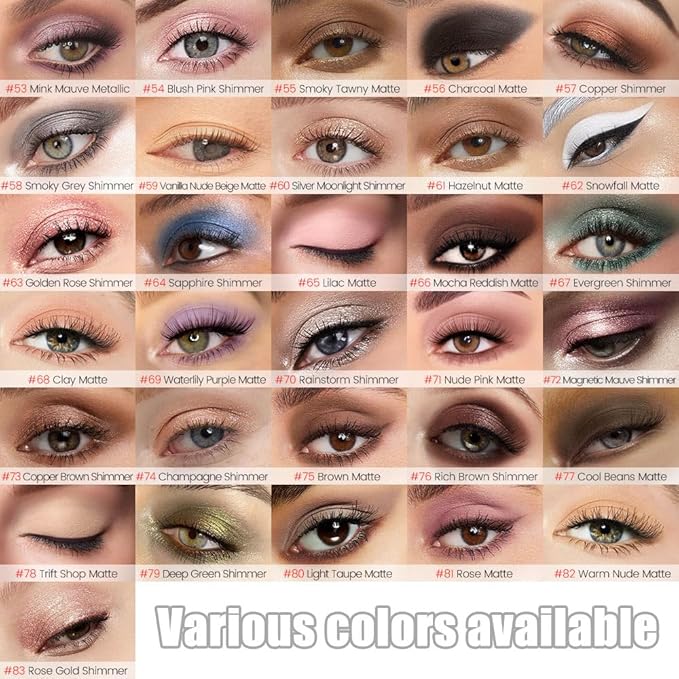 Nude Matte Cream Eye Shadow Stick Makeup for Women, Nude Matte Eyeliner Pencil Eyeshadow Brightener Stick for Eyes, Waterproof Eyeshadow Applicator Blendable sombras para ojos 78#