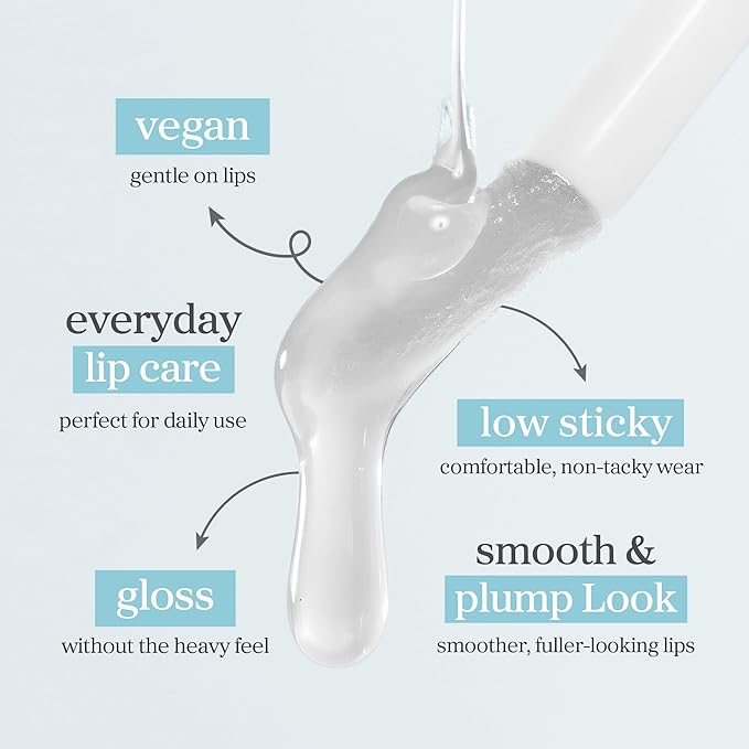 NOONI Korean Lip Oil - Appleclear | Long-Lasting, Moisturizing, Plumping, Revitalizing for Dry Lips, Waterproof, No Peel Off, Hydrating, Nourishing Crystal Clear, Stocking Stuffers, 0.12 FL Oz