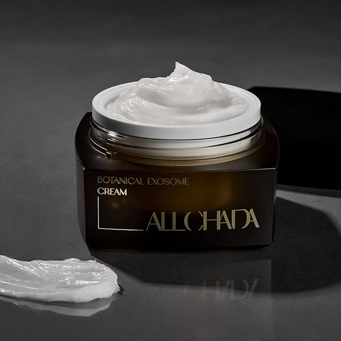 ALLCHADA® Botanical Exosome Cream, 50ml – K-Beauty Cica Moisturizer with Hyaluronic Acid & Ceramides for Deep Hydration & Skin Soothing, Fast-Absorbing & Non-Greasy, Vegan & Dermatologist-Tested
