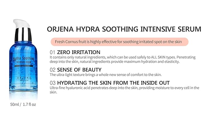 Orjena Hydra Soothing Intensive Facial Serum_Korean Skin Care K Beauty