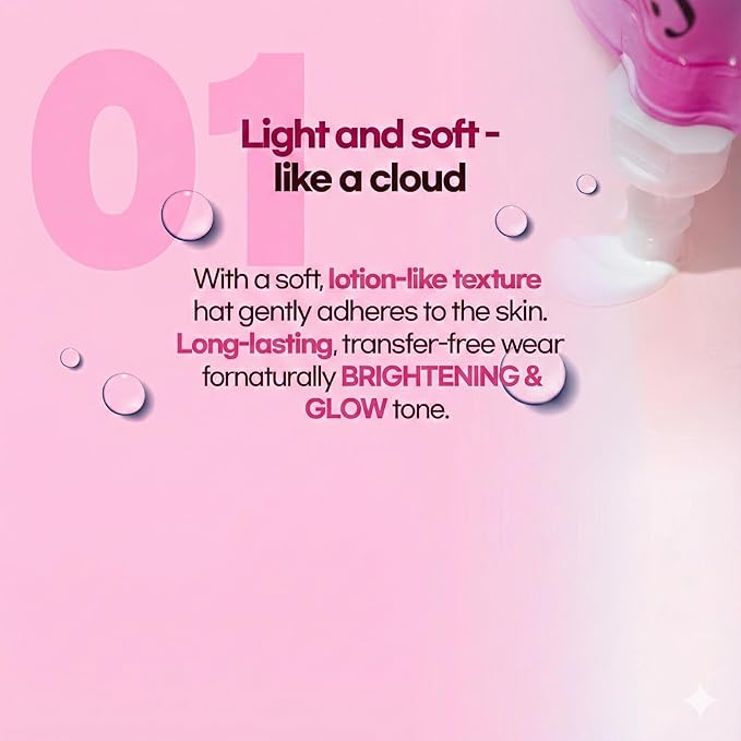oryofi] Glu Tone Up Cream – Instant Brightening Moisturizer with Glutathione & Niacinamide – Daily Korean Skin Care for Glass Skin Glow, Hydrating Makeup Base, Non-Sticky Face Lotion 0.84oz