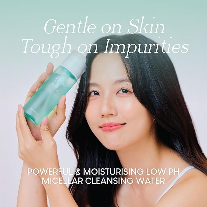 Jung Beauty Purifying Micellar Cleansing Water with Panthenol & Probiotics - Gentle Makeup Remover and Hydrating Face Cleanser for Sensitive Skin, Non-Stripping K-Beauty Skincare, 200ml