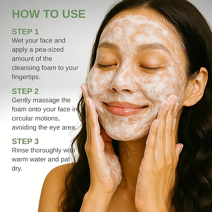 esfolio Snail Cleansing Foam – Nourishing Face Wash for Hydrated & Smooth Skin – Korean Skincare with Snail Extract for Deep Pore Cleansing & Anti-Aging – Gentle Foaming Facial Cleanser (5.29oz-150g)