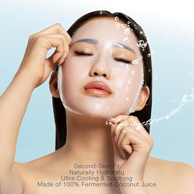 STARSKIN Red Carpet Ready Bio-Cellulose Face Mask – 4 Pack, Hydrating Face Mask for all Skin Types, Instant Hydration & Glass-Skin Glow, Revitalizing and Moisturizing, Korean Skincare