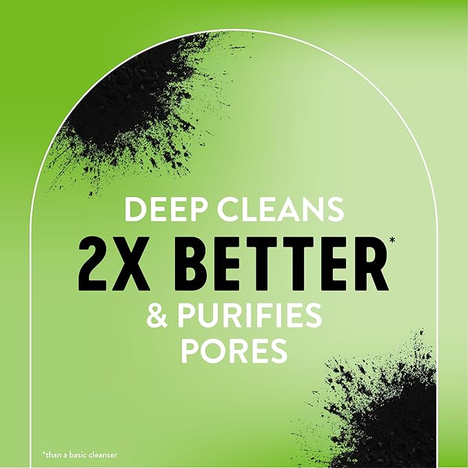 Biore Deep Pore Charcoal Face Wash, Daily Facial Cleanser for Dirt & Makeup Removal, for Oily Skin, 6.77 Oz, Pack of 3