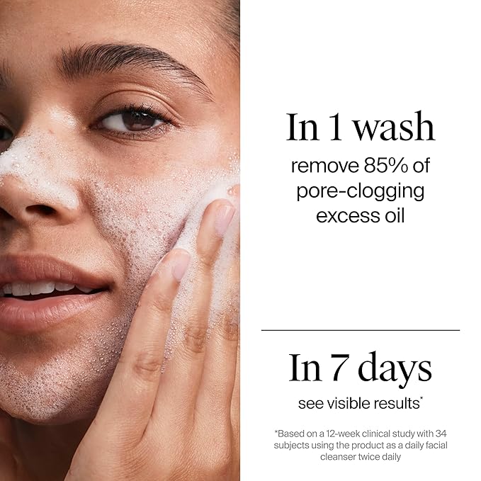Neutrogena Evenly Clear Acne Cleanser with 2% Salicylic Acid & 2% PHA Exfoliant, Gentle Foaming Face Wash Clears Clogged Pores & Blackheads While Visibly Fading Look of Post-Acne Marks, 9.1 fl. oz