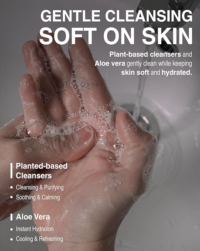 Pleuvoir Hand Wash Rose Wood - Hydrating Liquid Hand Soap - Fresh Blooming Rose Smoky Woody Scent - Moisturizing with Hyaluronic Acid, Ceramides - Vegan, K-Beauty 10 fl.oz
