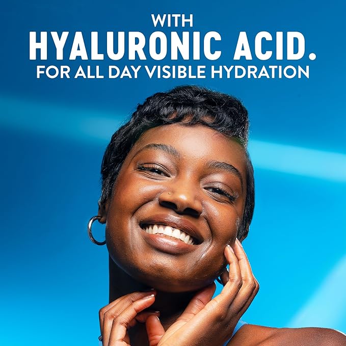Biore UV Aqua Rich Daily Hydrating Facial Moisturizer with SPF 30 | Oil Free Sunscreen for Sensitive Skin with Hyaluronic Acid, Non-Comedogenic, Dermatologist Tested, 1.7 Oz/3 Pack