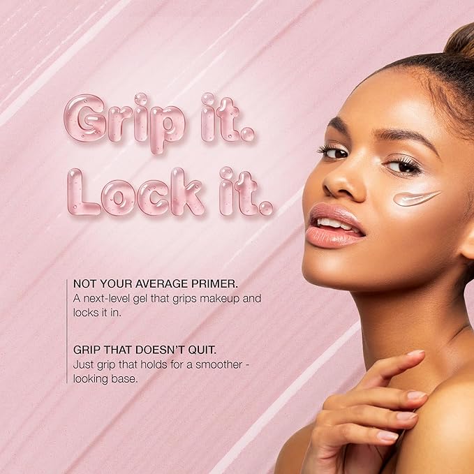 KimChiChic Beauty Give Me Grip Gel Primer for Face with PDRN, Makeup Base for Long-Wear Hold, Hydrating Korean Makeup Primer for Smooth Finish, 0.84 fl oz