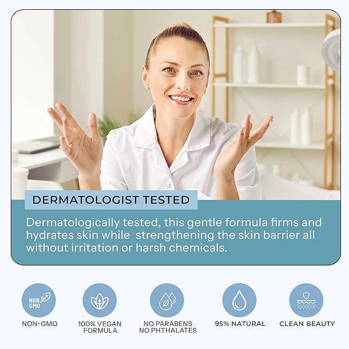 Exfoliating Face Scrub with Hyaluronic Acid & BHA + AHA - Dermatologist Tested, Anti Aging Korean Skin Care - Deeply Cleanses Pores & Smooths Texture - Vegan Clean Beauty - 6.76 Fl Oz