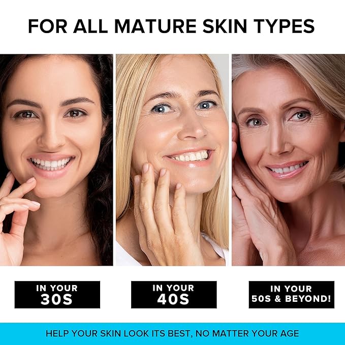 Anti-Aging Face Moisturizer with Retinol, Collagen & Hyaluronic Acid - Made in USA - Moisturizer Face Cream for Women & Men - Firming & Hydrating Neck Cream - Day & Night Skin Care - 2-Pack