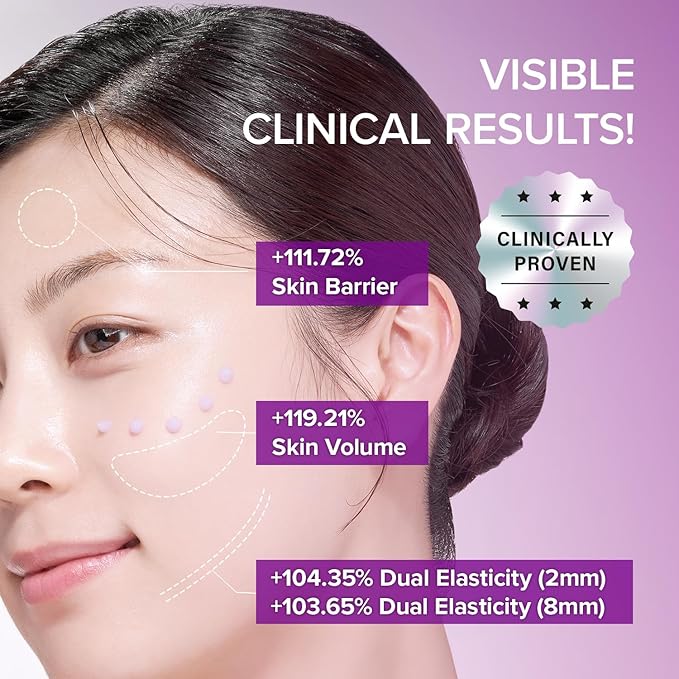 Mary&May Spicule Collagen PDRN Cream - Korean Face Moisturizer with Marine Spicules & French Collagen - Plumping Barrier Elasticity Treatment, Ceramide Panthenol for Sensitive Skin, 15g / 0.5 oz
