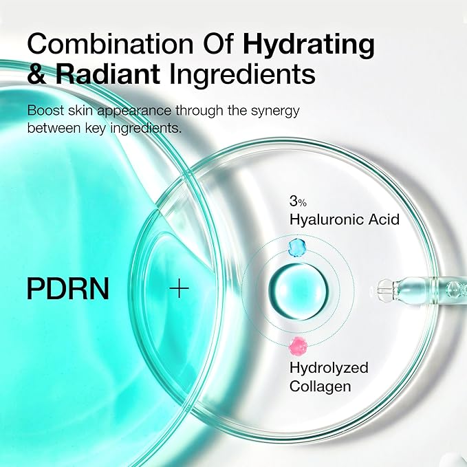Anua PDRN Hyaluronic Acid Capsule 100 Serum, Radiant Face Serum, Salmon DNA, Hyaluronic Acid, Hydration, Moisture Plumping Effect, Lightweight, Glass Skin, Korean Skincare, 1.01 fl. oz