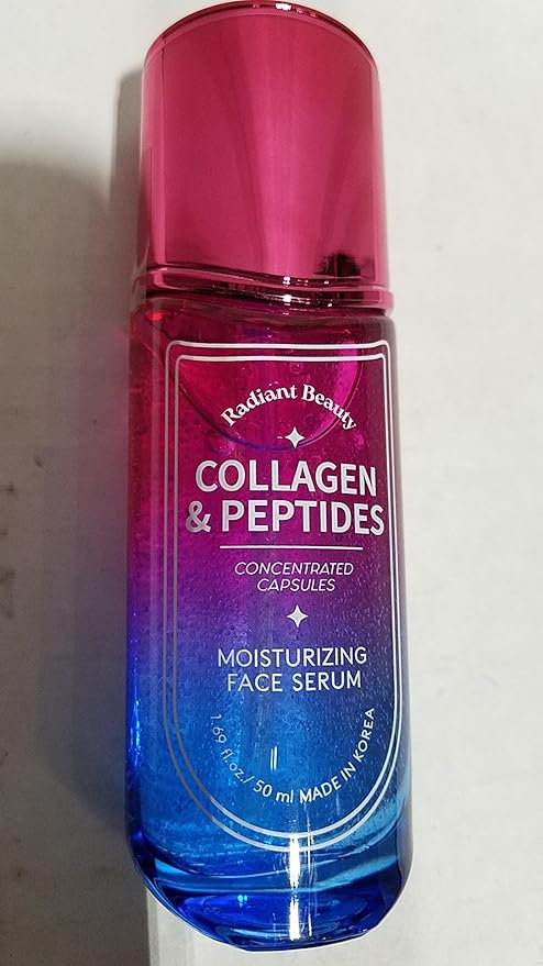 Peptides Serum for Face with Collagen – Dermatologist Tested, Anti Aging, Korean Skin Care – Firming & Hydrating for Youthful Looking Skin – Vegan Clean Beauty, Cruelty Free 1.69 Fl Oz