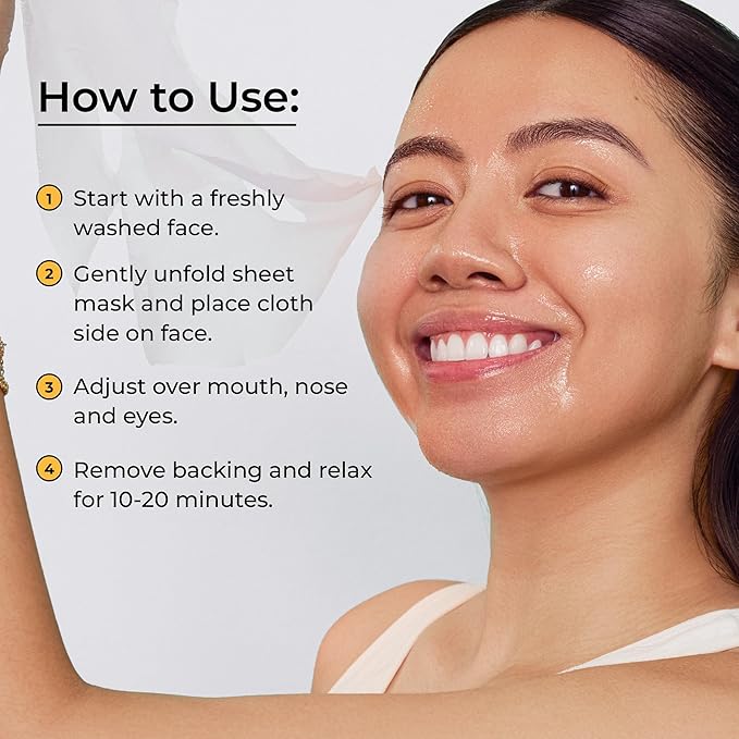 Avatara All-Stars 8-Pack Facial Sheet Mask Variety Pack | Clean K-Beauty Set for Dry, Sensitive, Uneven Skin | Gentle Moisture | Fragrance-Free, Paraben-Free & Cruelty-Free Korean Masks