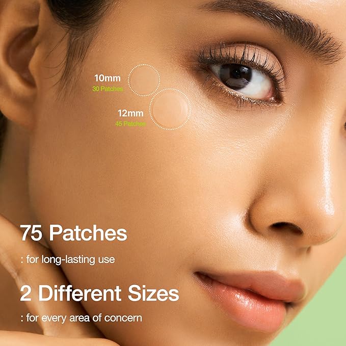 ANUA Ultra-Thin Spot Cover Patch, Invisible Hydrocolloid Acne Patch for Face, Cute Pimple Patches for Sensitive Skin, Korean Skincare (75 Counts) (Pack of 4)