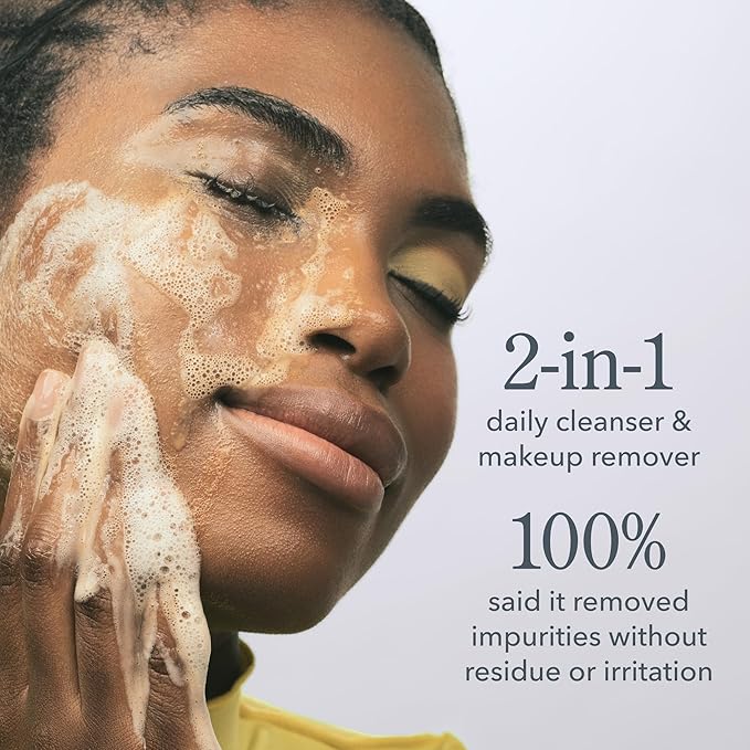 Beekman 1802 Micellar Milk Froth Face Wash – Hydrating Gel to Foam Facial Cleanser & Makeup Remover with Goat Milk & Golden Sea Moss, Gentle Foaming Face Wash for Sensitive Skin, 5 Fl Oz