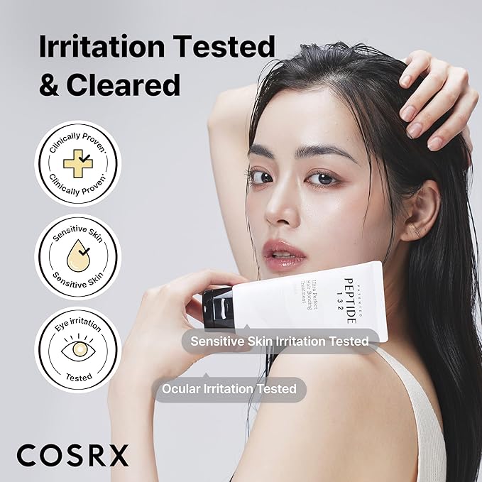 COSRX PEPTIDE 132 Hair Bonding Repair Treatment - Deep Conditioner Hair Mask for Damaged, Dry Hair, Repairs Breakage & Split Ends, For All Hair Types – 4.05 fl oz