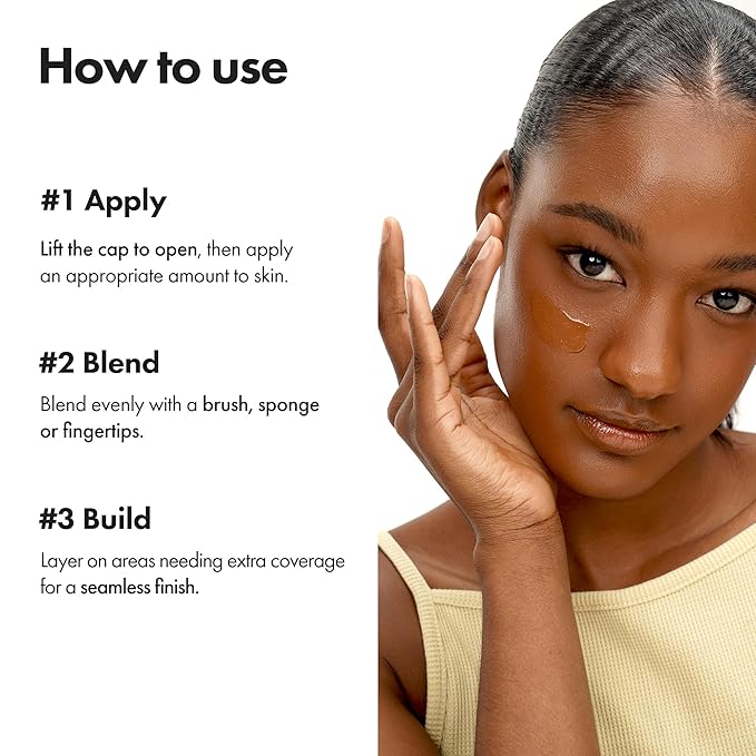 Blanc Cover Skin Foundation - K-Beauty Skincare Liquid Foundation Makeup with Panax Ginseng, Niacinamide & Collagen - Lightweight, Buildable 24HR Hydrating Wear 1.01 Fl Oz (#110)