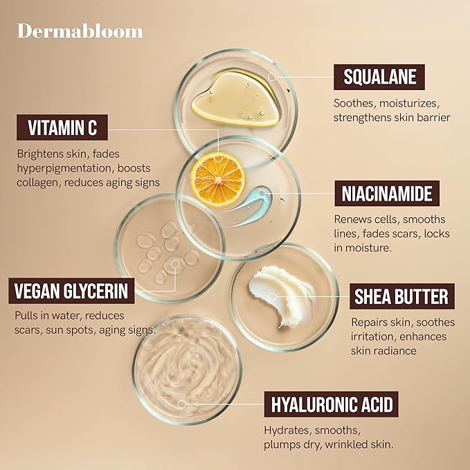 Vitamin C Face Roller Cream – Brightens, Firms, Hydrates For Puffy Skin & Uneven Skin Tone – Dermatologist Tested, Anti-Aging, Korean Skin Care – Vegan, Clean Beauty, Non-GMO – 1.69 Fl Oz