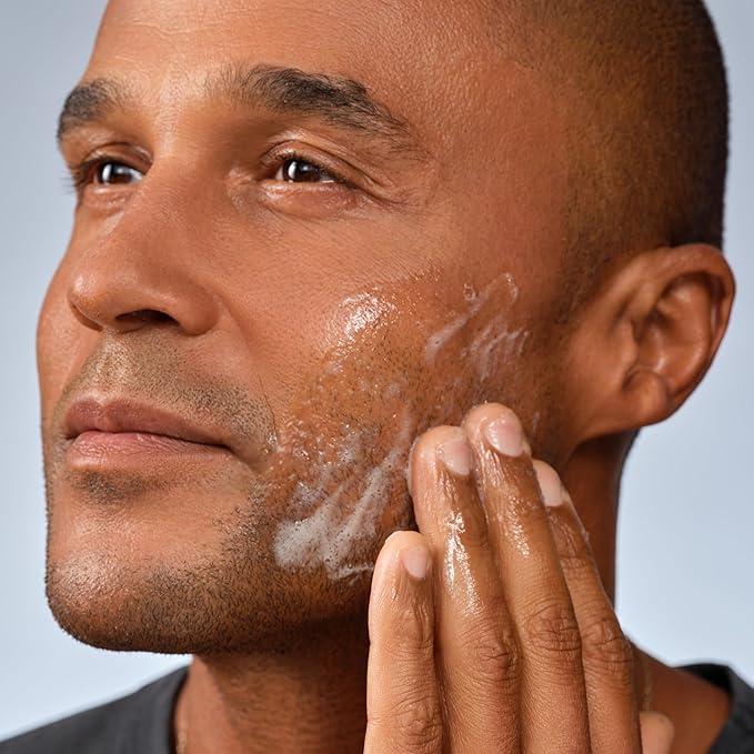 Caldera + Lab The Clean Slate | Men's Organic Foaming Facial Cleanser for Dry, Sensitive, & Normal Skin – Vegan, Natural & Antioxidant Packed Exfoliating Face Wash