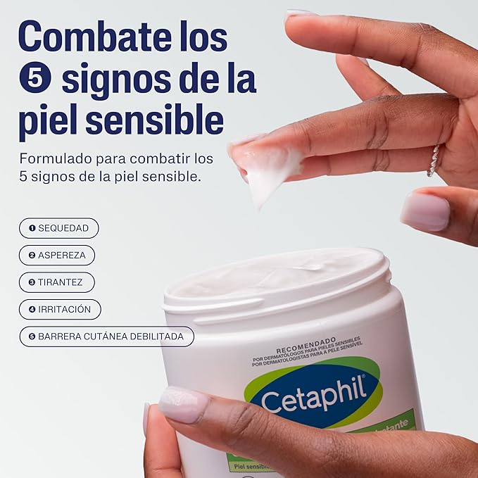 Cetaphil Face & Body Moisturizer, Hydrating Moisturizing Cream for Dry to Very Dry, Sensitive Skin, NEW 16 oz, Fragrance Free, Non-Comedogenic, Non-Greasy