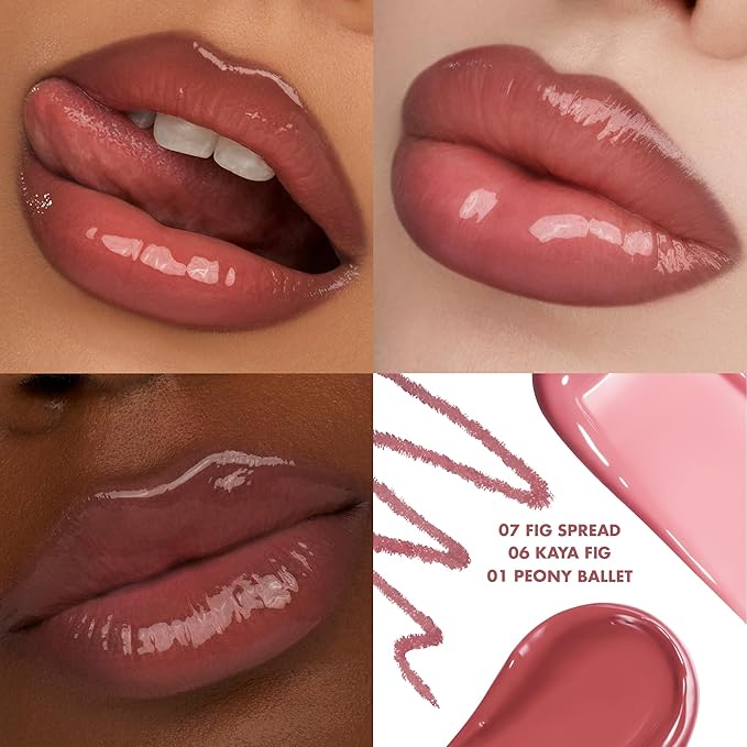 rom&nd Volume Hack Trio Sweet Fig Set | Korean Lip Combo for Plump, Hydrated & Glossy Lips | 3-in-1 Kit
