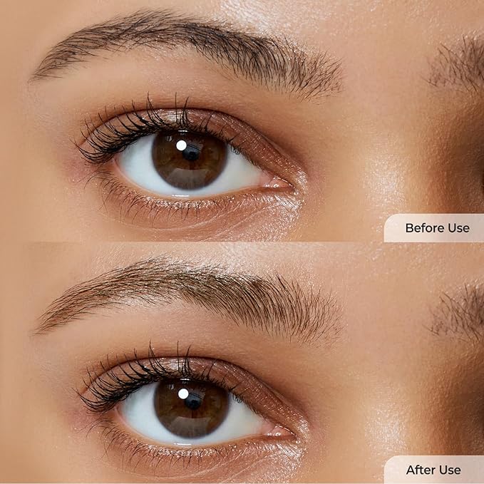 Laka Pixi Eyebrow Mascara 8g/0.28oz., Eyebrow Gel to Fix and Shape Brows, Clump-Free, Brow Fixer with Slim Precision Brush, Vegan, K-Beauty (01 Peanut Brown)