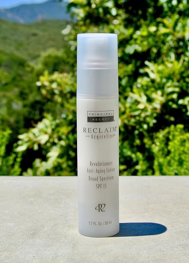 Principal Secret – Reclaim with Argireline – Revolutionary Anti-Aging Lotion – Green & White Tea Antioxidant Broad Spectrum SPF 15 – 1.7 Ounces