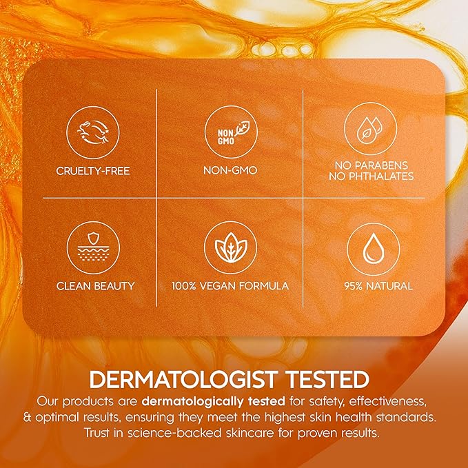 Vitamin C & Collagen Set – Dermatologist Tested, Anti Aging, Korean Skin Care – Firms, Smooths, Hydrates and Revitalizes Tone– Vegan, Clean Beauty – Serum, Moisturizer, Mask & Eye Pads